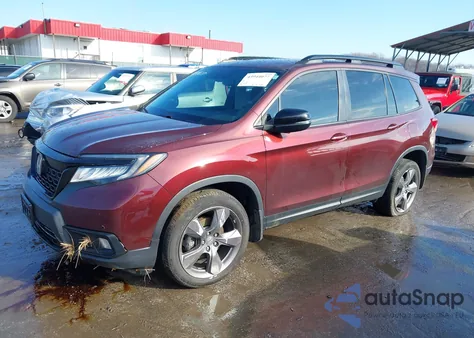 2021 Honda Passport Awd Touring z USA, uszkodzony, nr VIN 5FNYF8H99MB018720